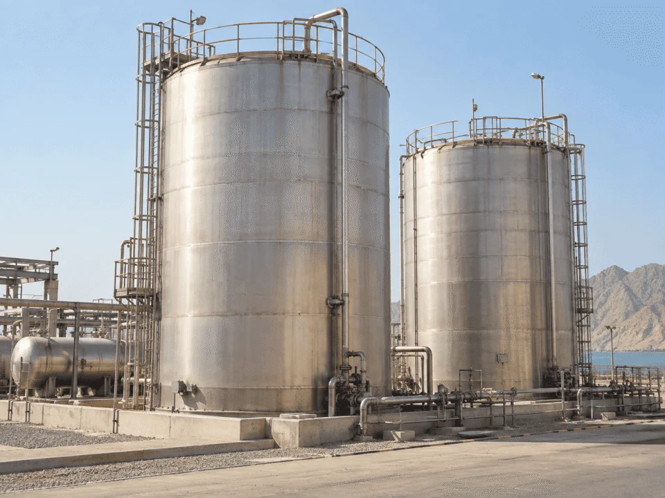 500 m3 316L chemical storage tanks project in Oman