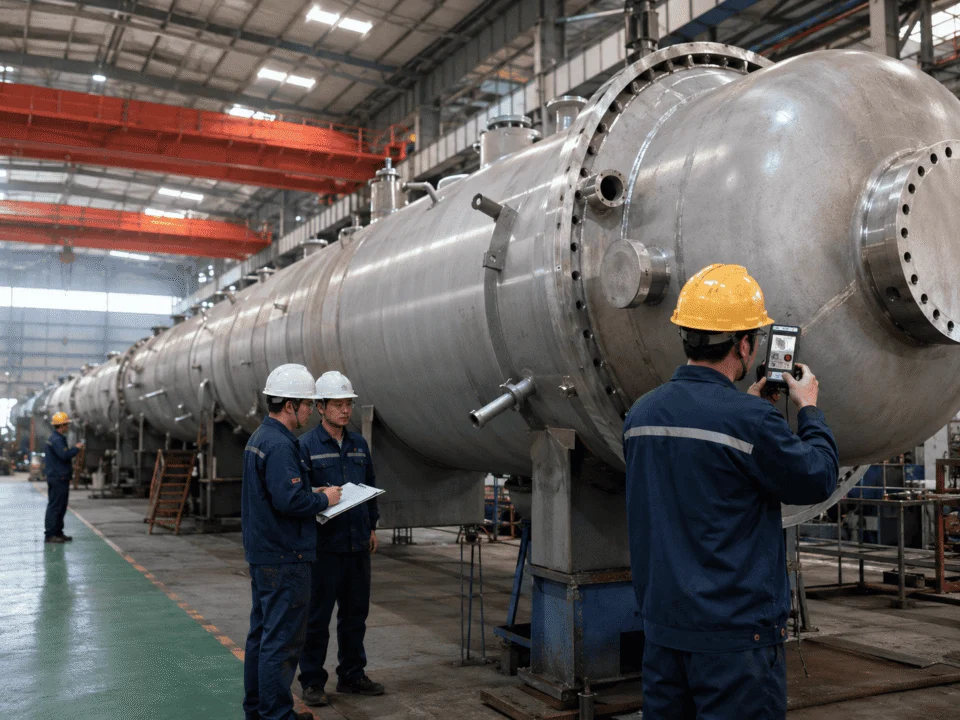 Tower inspection and testing in ChannelVessel workshop