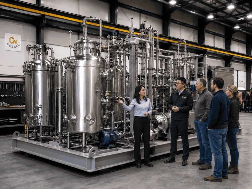 Completed ChannelVessel process skid system prepared for project delivery