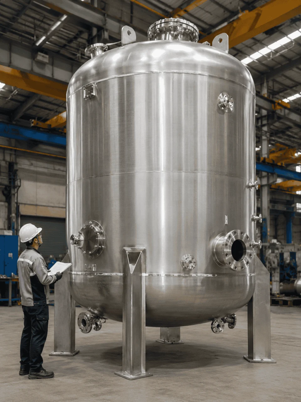 Custom pressure vessel project prepared for engineering review and delivery planning