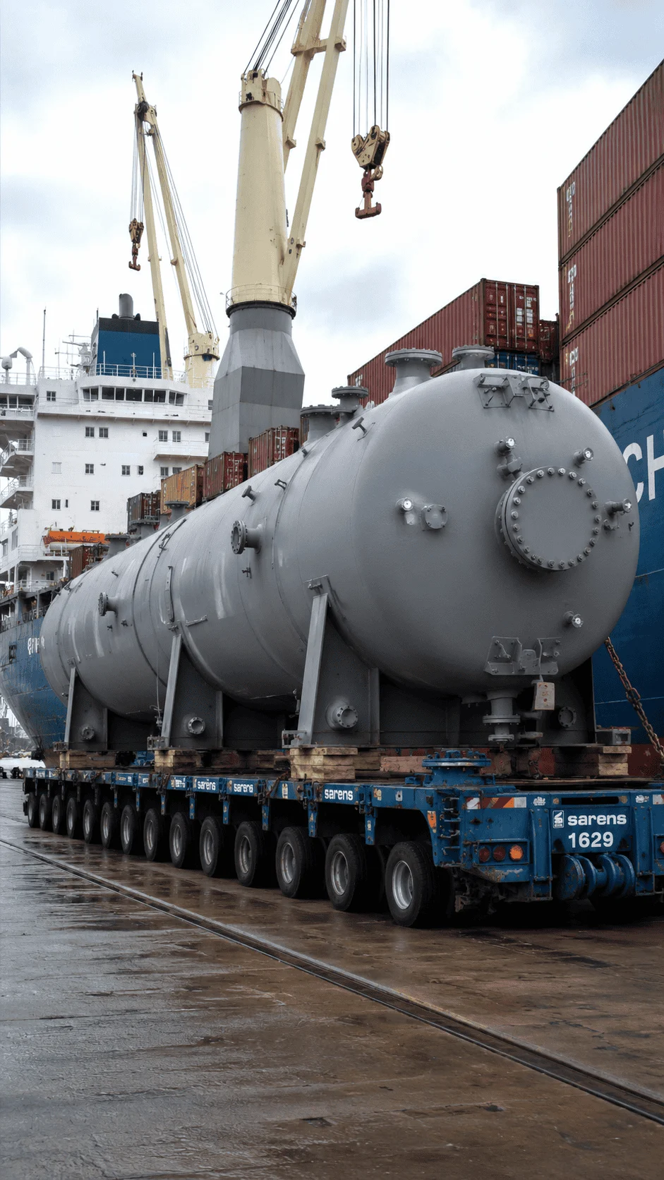 Channel Vessel factory delivery and production support
