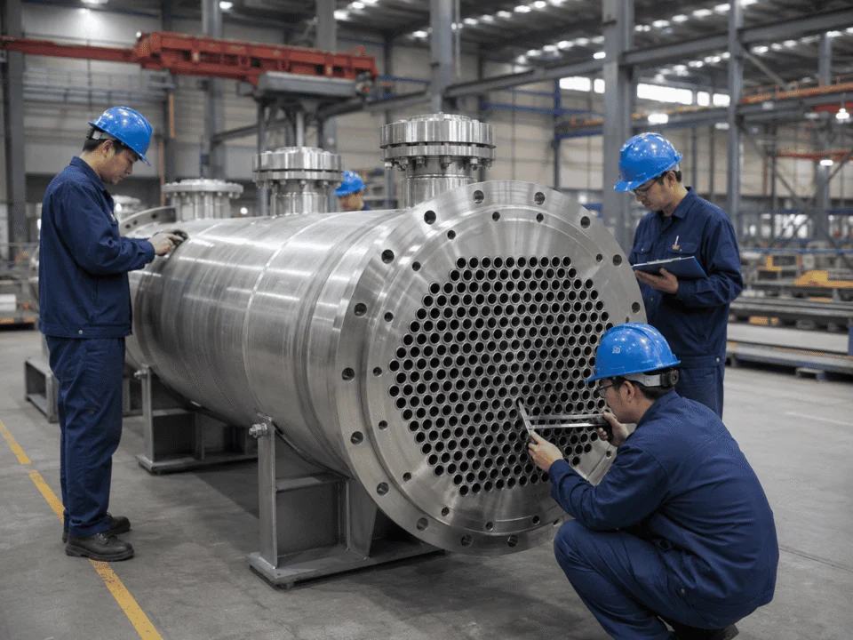 Industrial equipment inspection and assembly
