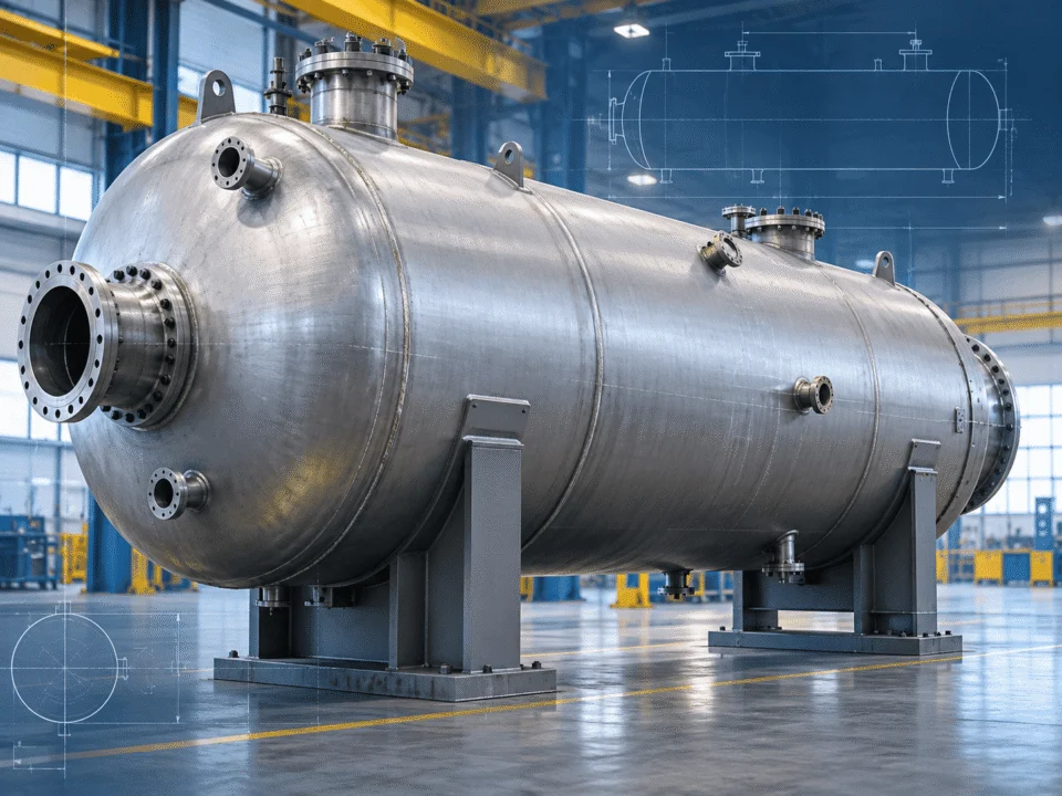 Pressure vessel shell and head geometry