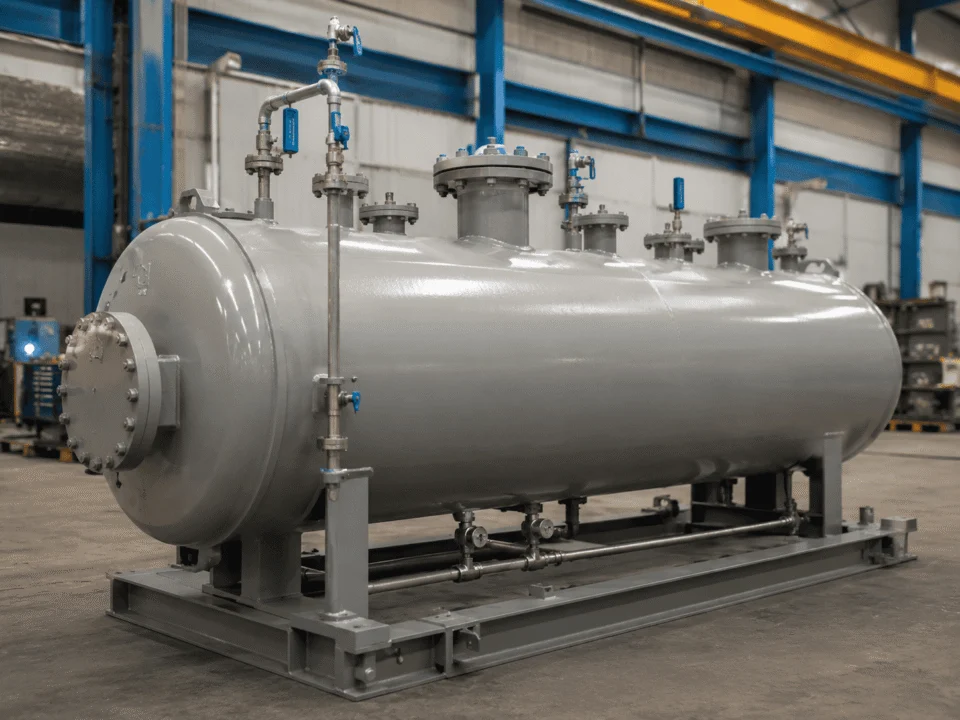 Pressure vessel receivers and accumulators