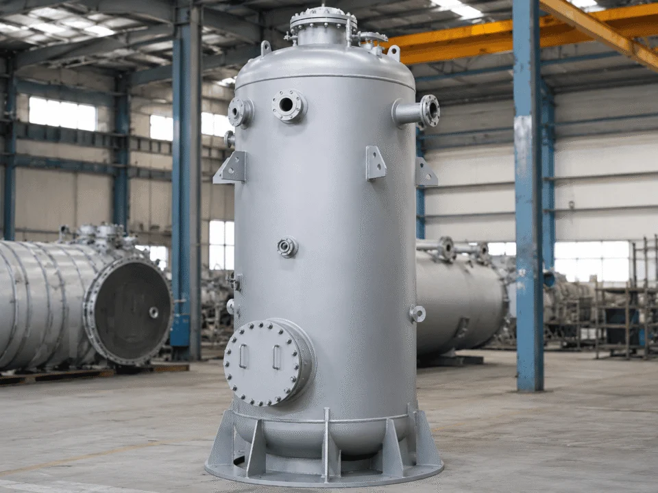 Vertical tower pressure vessel