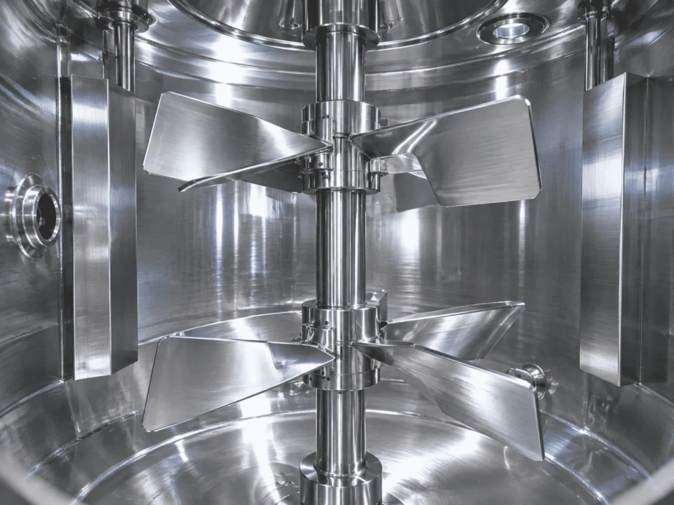 Mixing internals and separation equipment