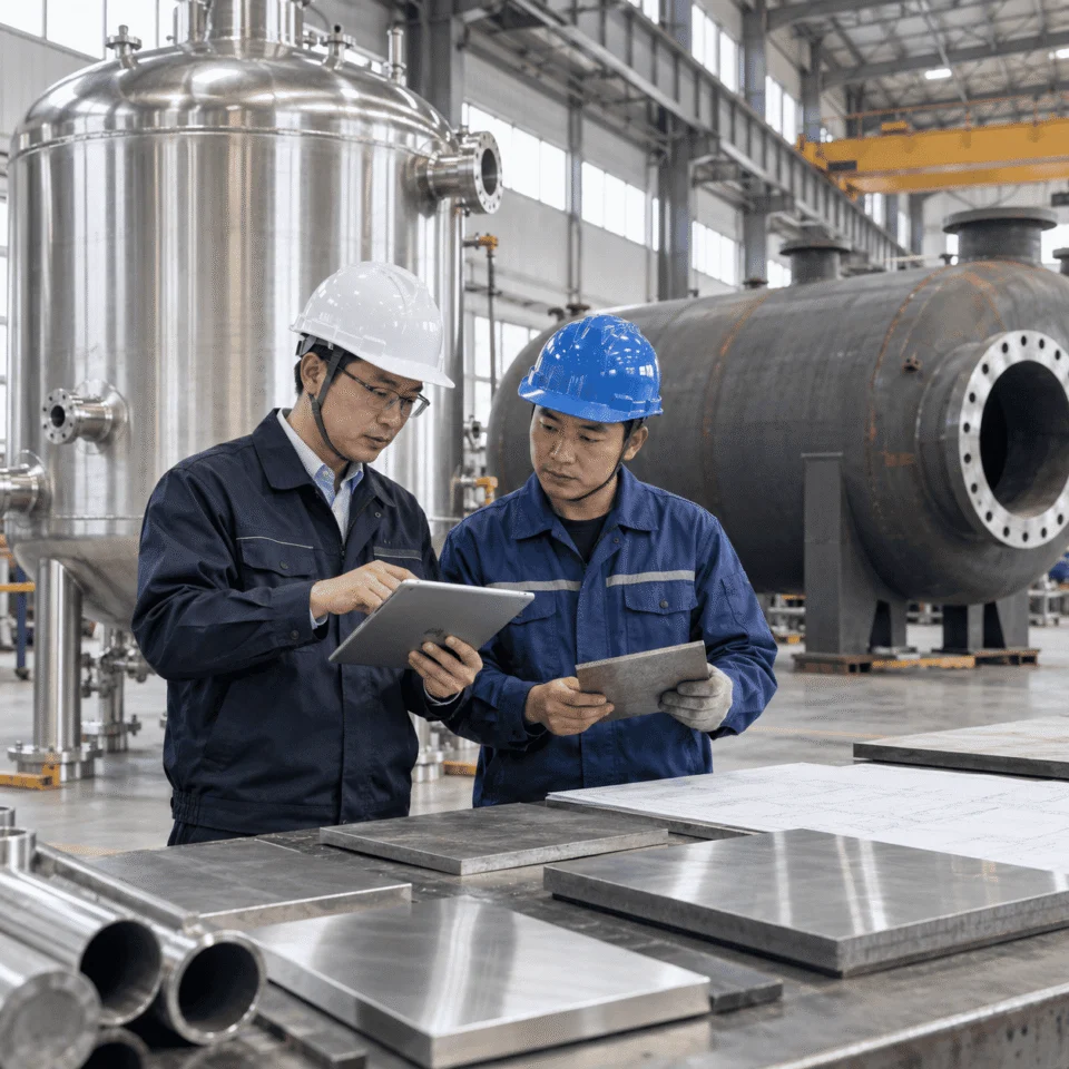 Pressure vessel material selection and engineering review