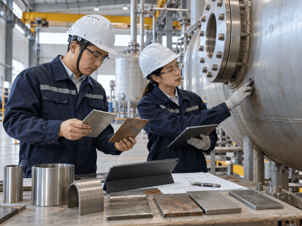 Pressure vessel material corrosion and chemical compatibility review